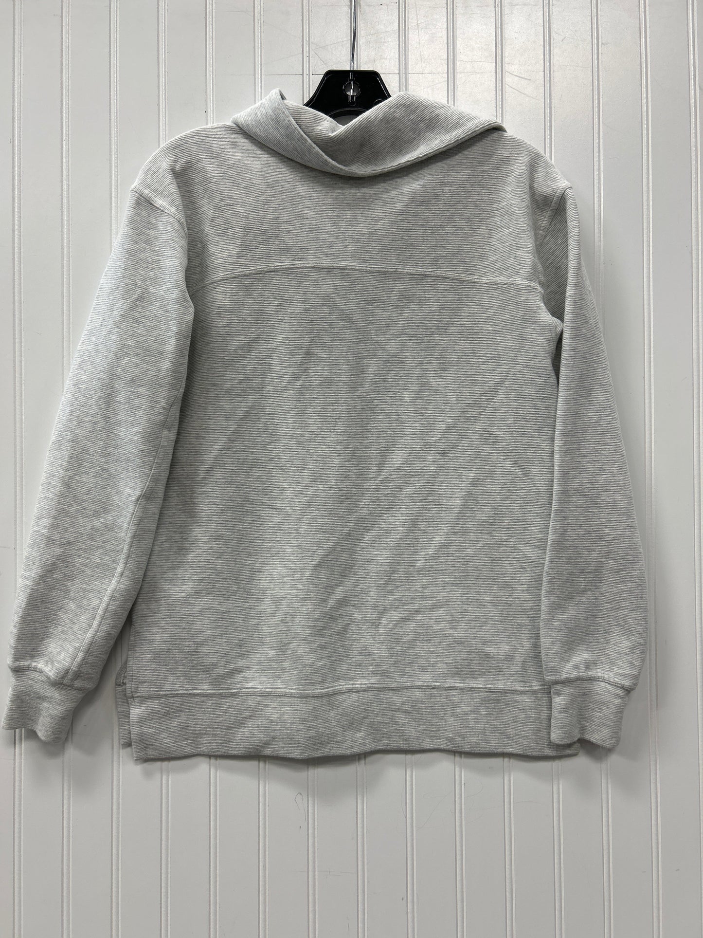 Athletic Top Ls Collar By Te Verde In Grey, Size:Xs