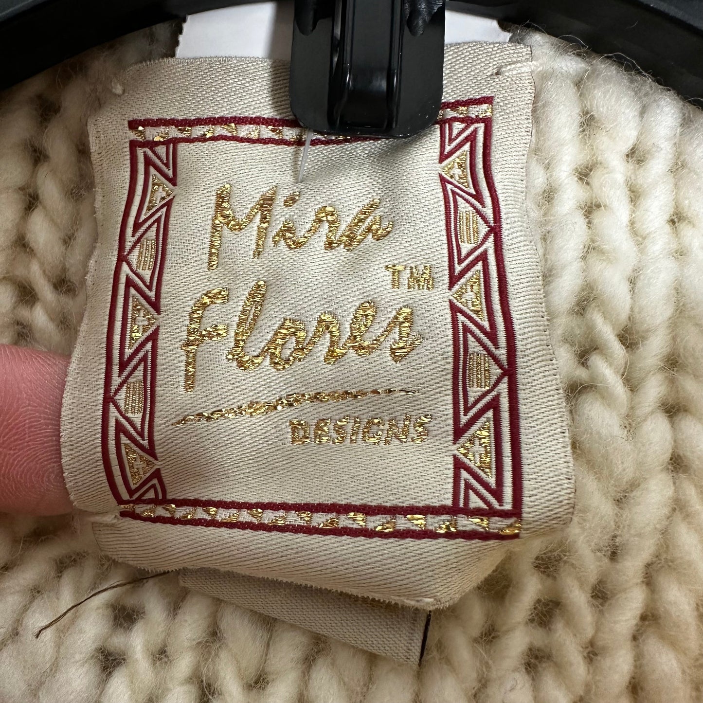 Cardigan By Mira Flores In Cream, Size: M