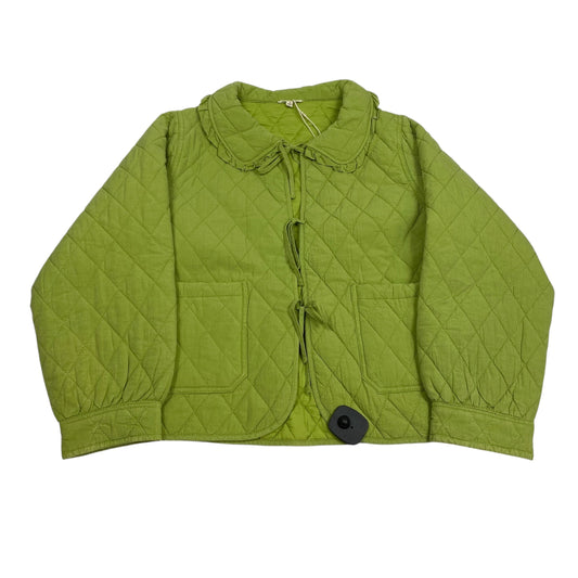 Jacket Puffer & Quilted By Jodifl In Green, Size:S