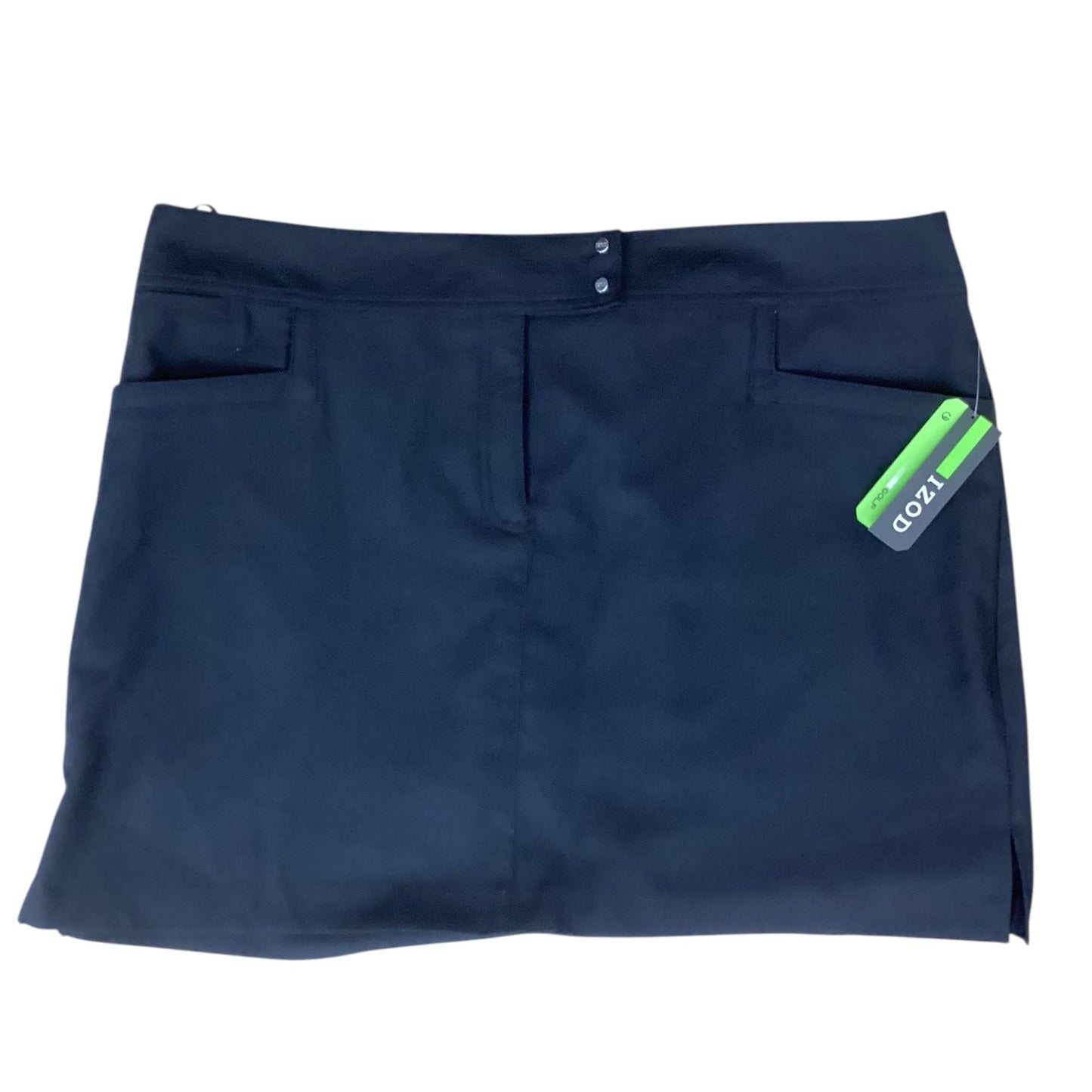 Athletic Skort By Izod In Black, Size:1X