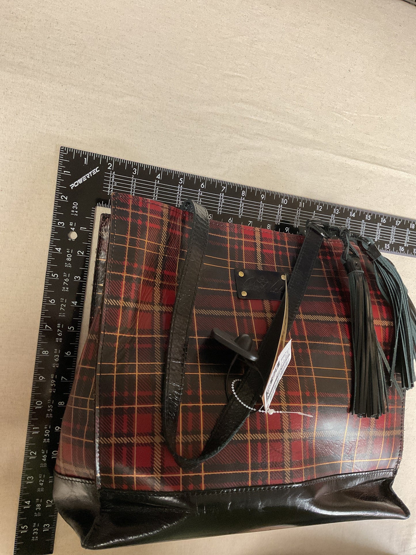 Handbag Designer By Patricia Nash In Black & Red, Size:Large