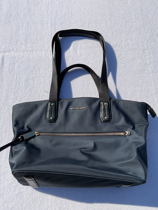 Tote Designer By Michael Kors In Blue, Size:Small