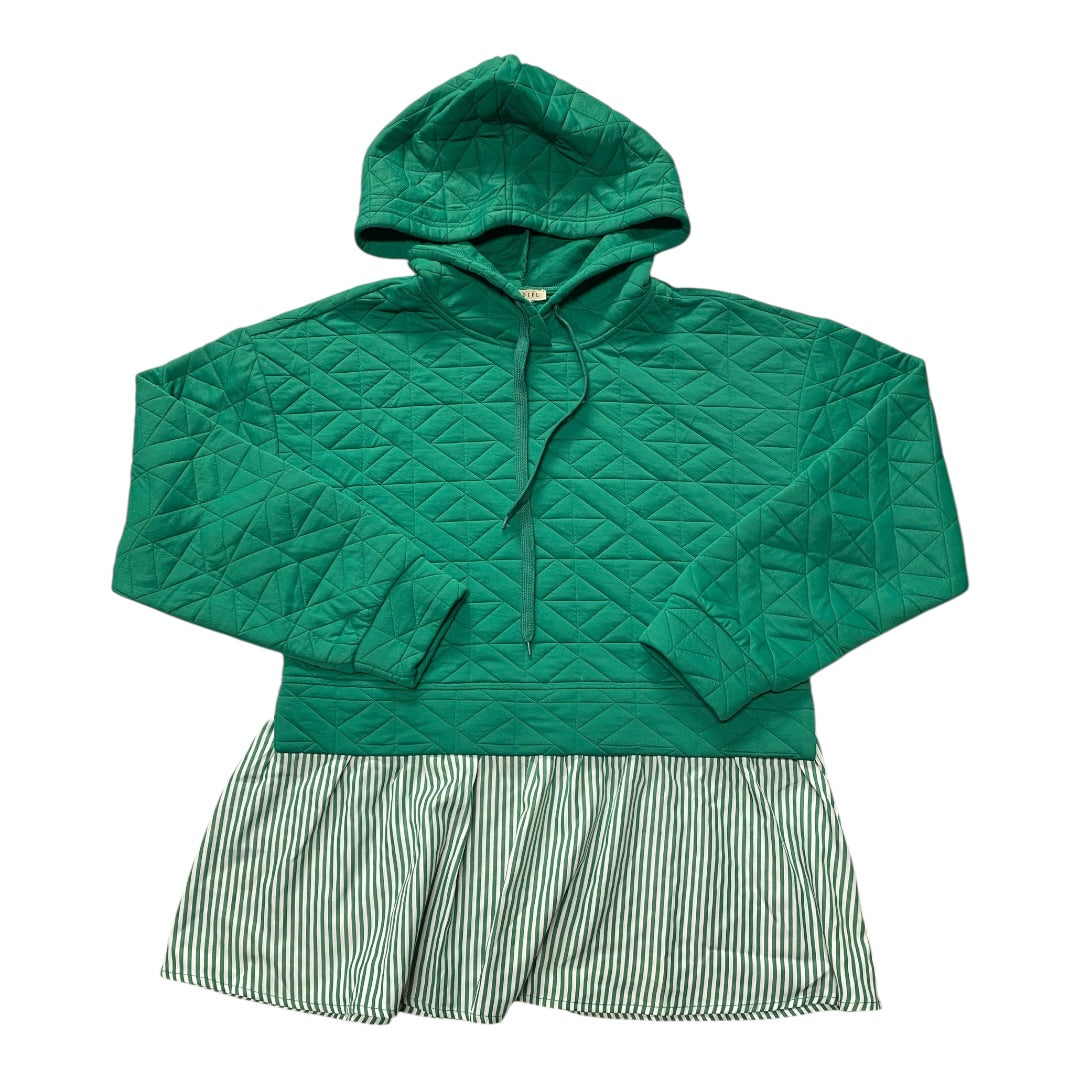 Top Ls By Jodifl In Green & White, Size:M