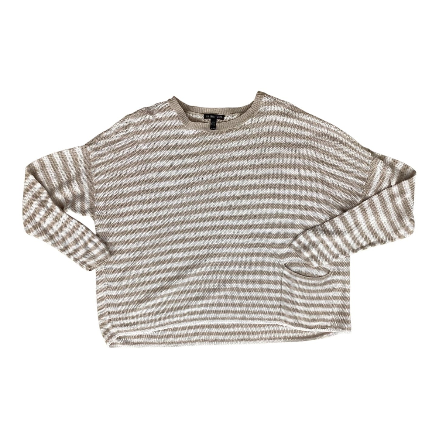 Sweater By Eileen Fisher In Striped Pattern, Size:Xl