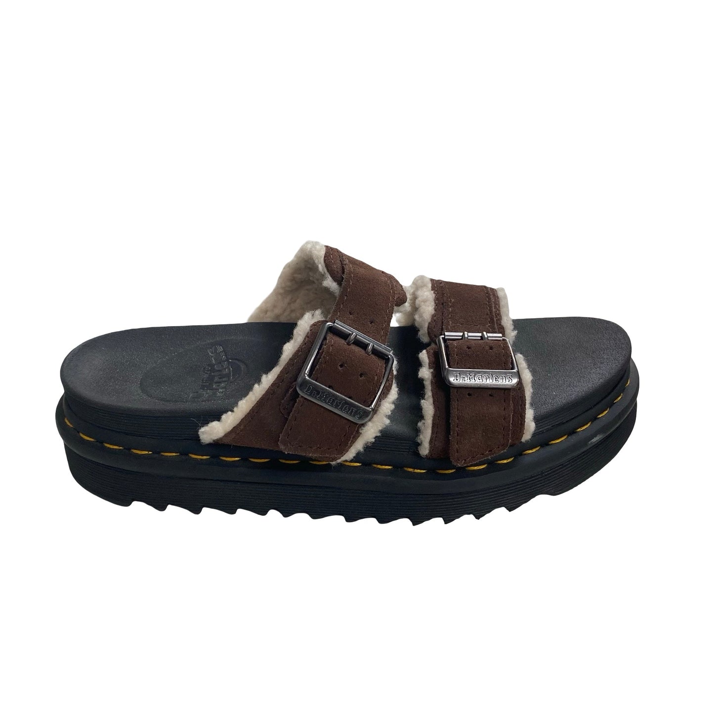 Sandals Designer By Dr Martens In Brown, Size:9