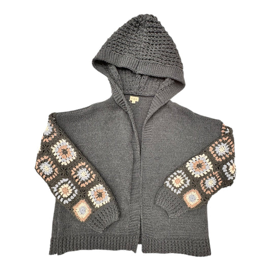 Sweater Cardigan By Pol In Grey, Size:M