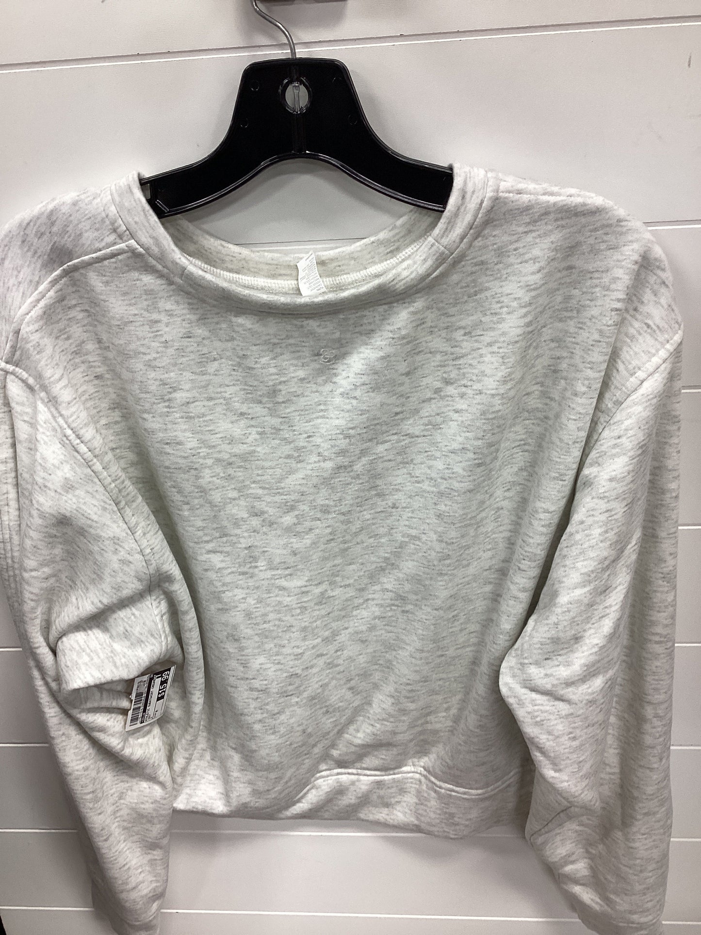 Athletic Sweatshirt Crewneck By Zella In Grey, Size:M
