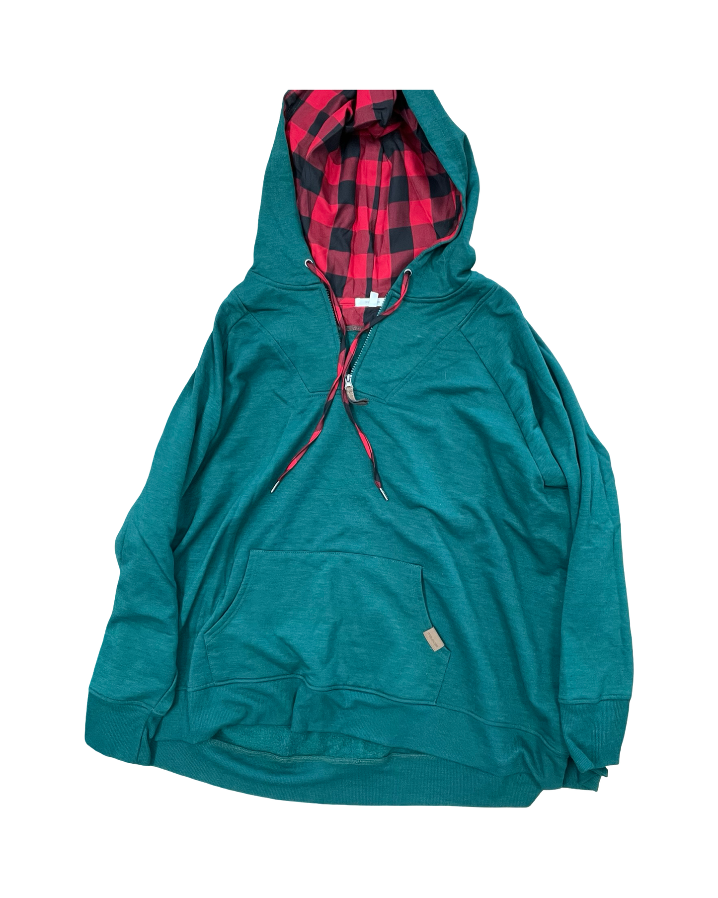 Sweatshirt Hoodie By Maurices In Green, Size:4X