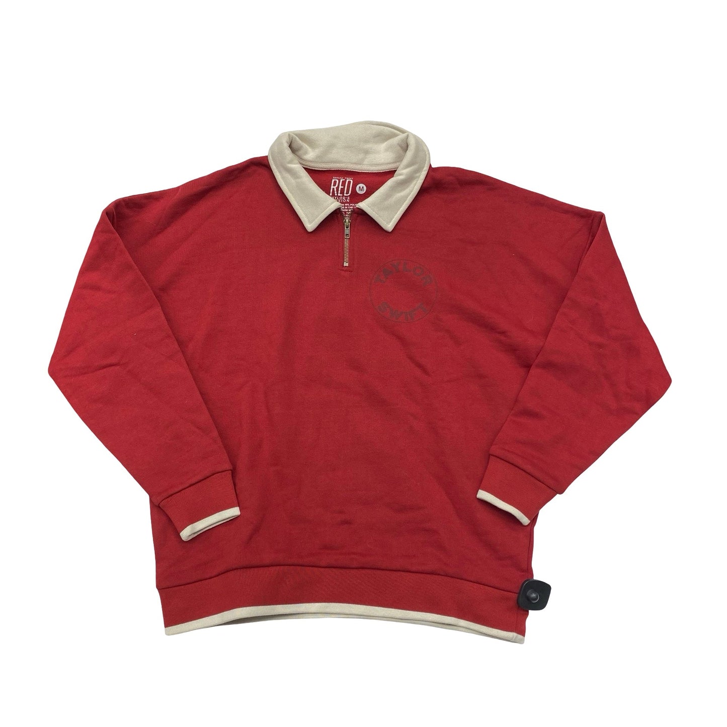 Sweatshirt Collar By Taylor Swift Red In Red & Tan, Size:M