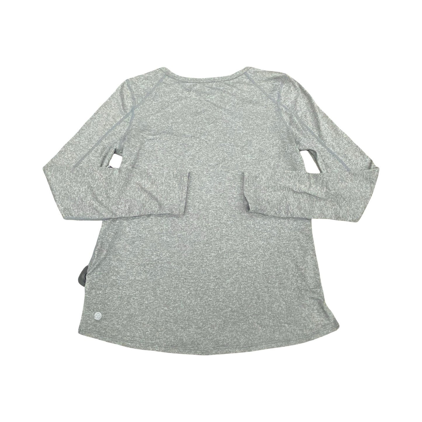 Athletic Top Ls Crewneck By Zella In Grey, Size:S