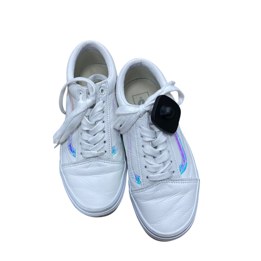Shoes Sneakers By Vans In White, Size:6