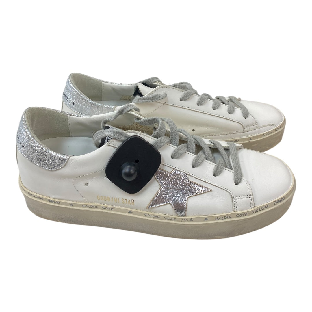 Shoes Luxury Designer By Golden Goose In White, Size:9.5