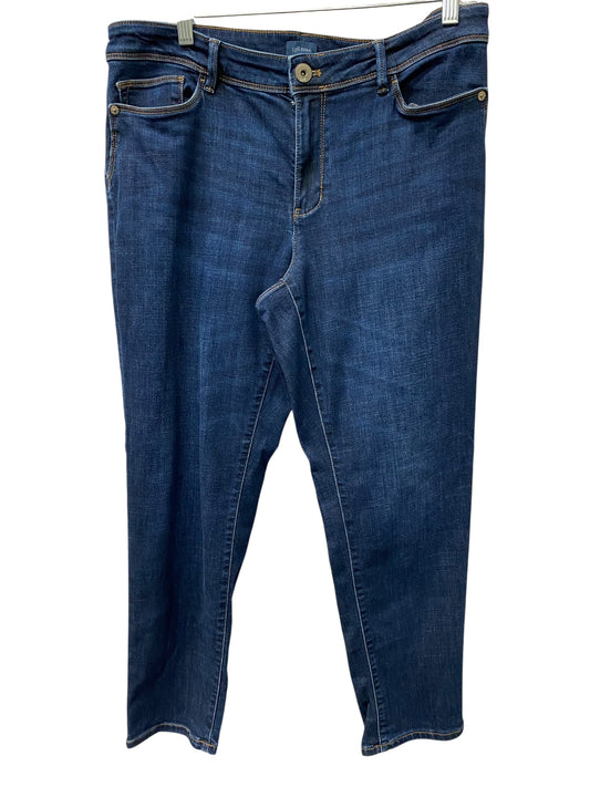 Jeans Straight By J. Jill In Blue, Size:12