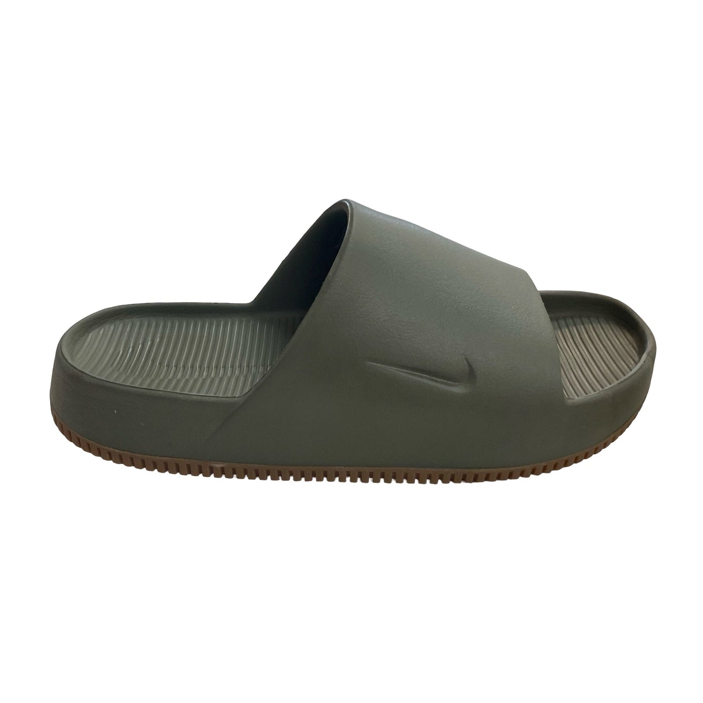 Sandals Heels Block By Nike In Green, Size:10