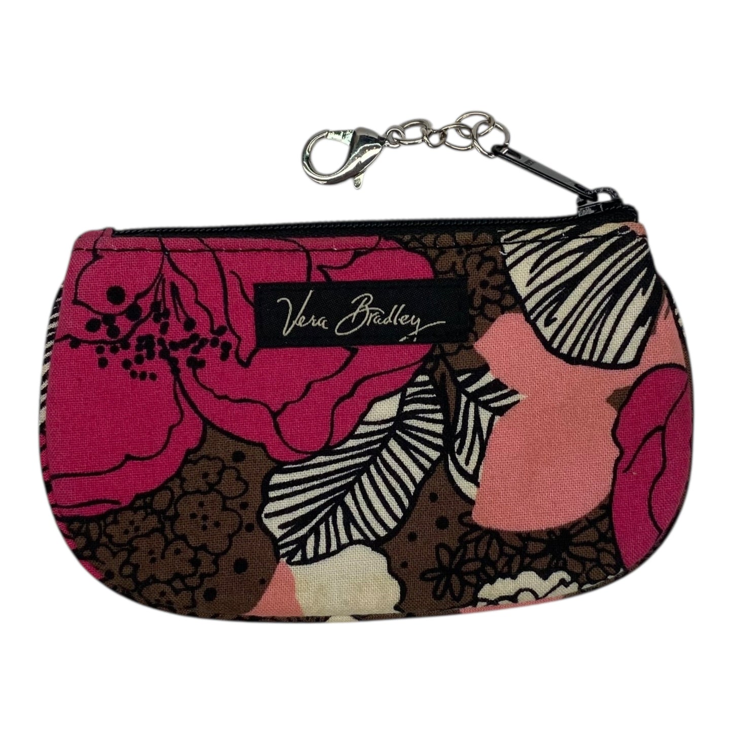 Coin Purse By Vera Bradley In Brown & Pink, Size:Small