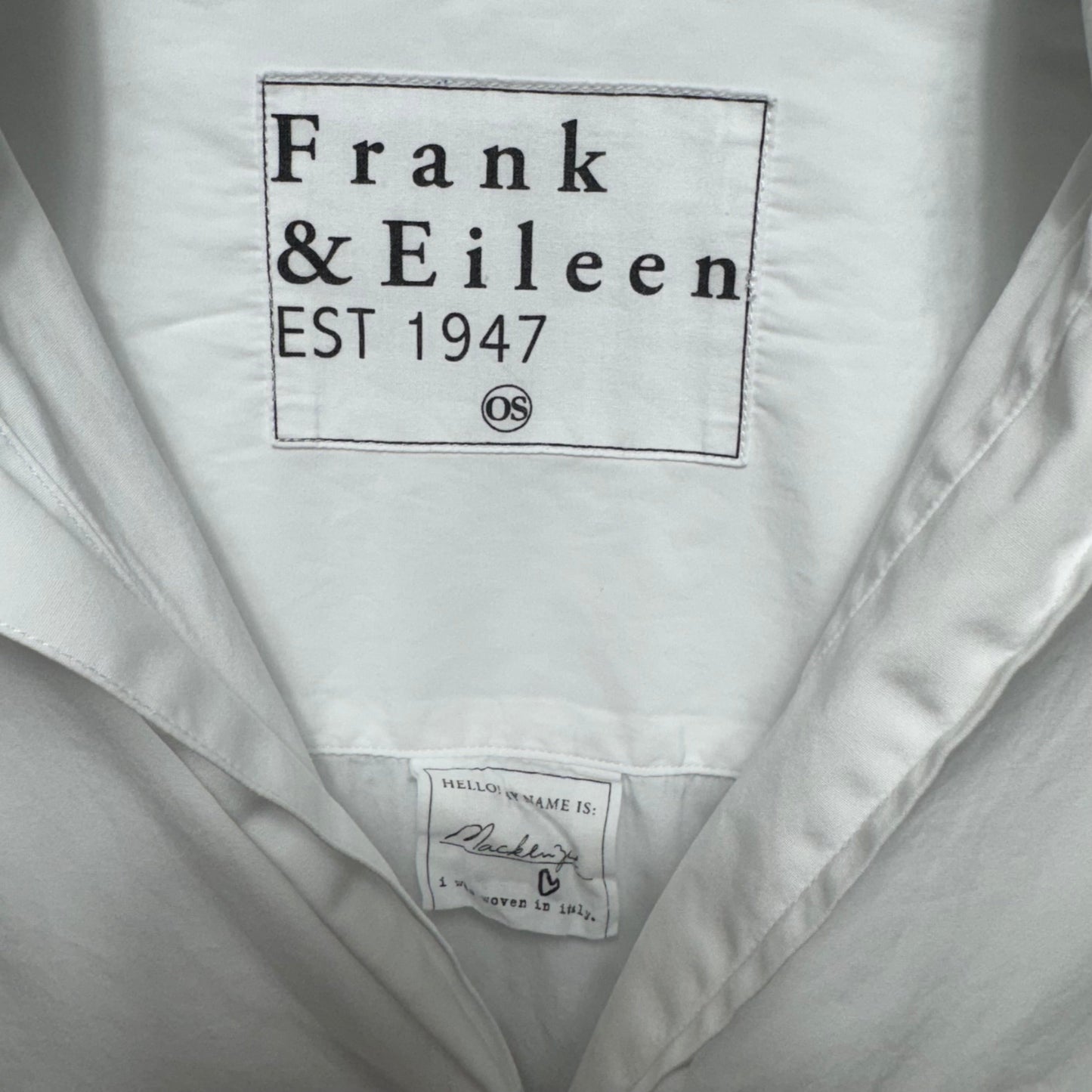 Mackenzie Tunic Long Sleeve By Frank And Eileen In White, Size: Osfm