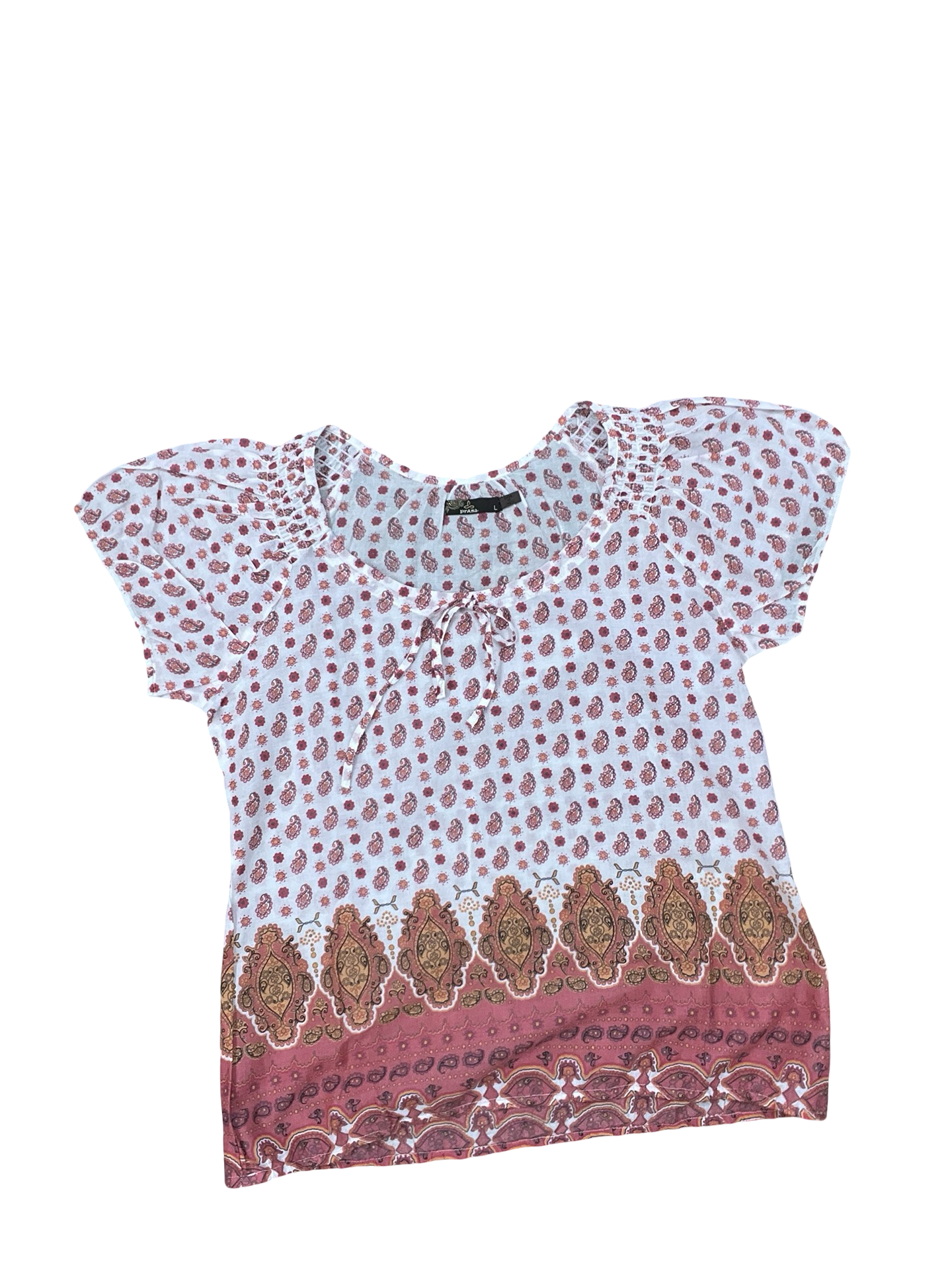 Top Ss By Prana In White, Size:L
