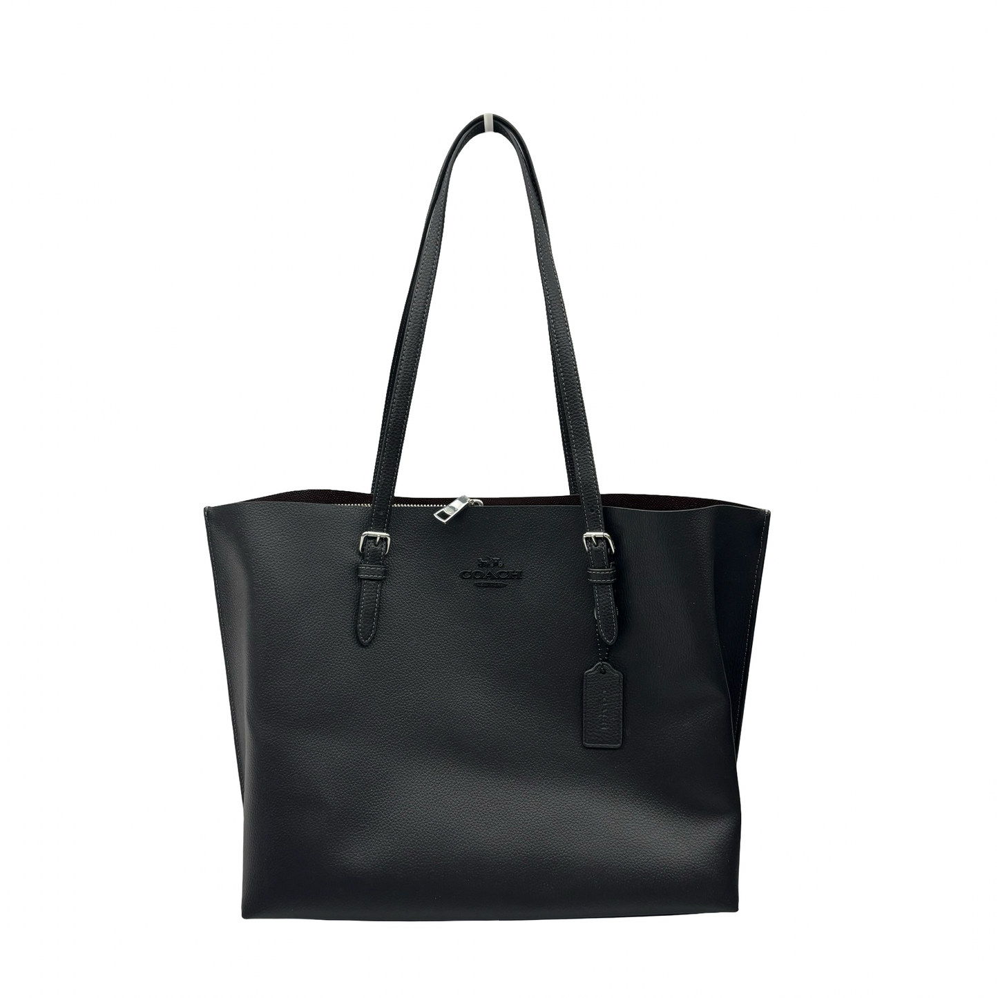 Handbag Designer By Coach In Black, Size:Large