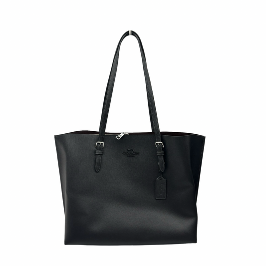 Handbag Designer By Coach In Black, Size:Large