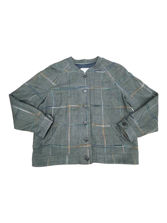 Jacket Other By Christopher And Banks In Plaid Pattern, Size:L