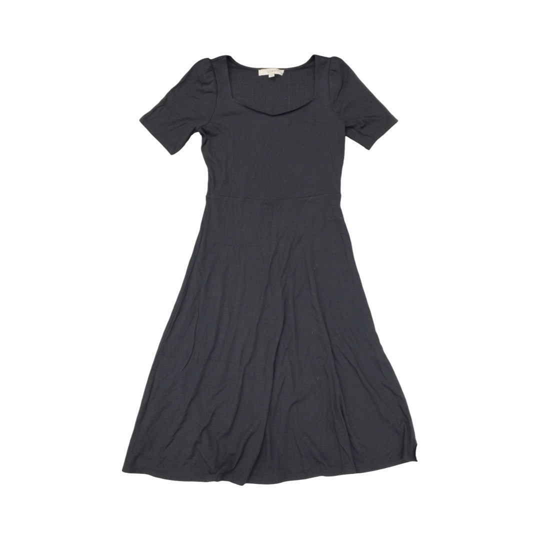 Dress Casual Maxi By Loft In Black, Size:Sp
