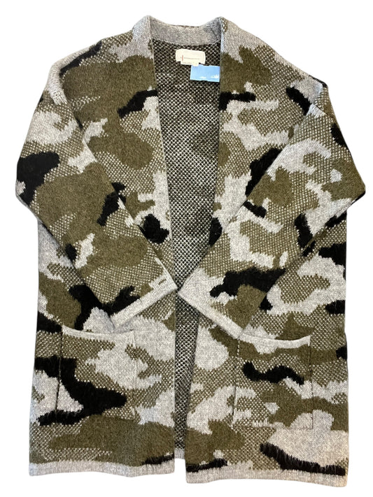 Cardigan By Anthropologie In Camouflage Print, Size:S