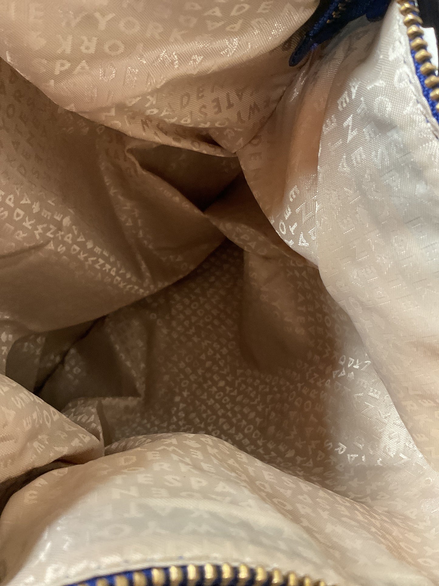 Handbag Designer By Kate Spade In Blue, Size:Medium