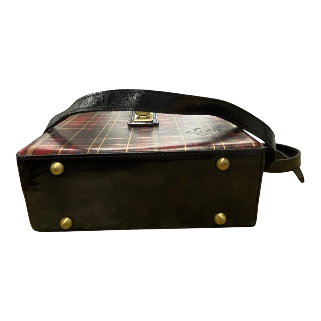 Handbag Designer By Patricia Nash In Plaid Pattern, Size:Medium