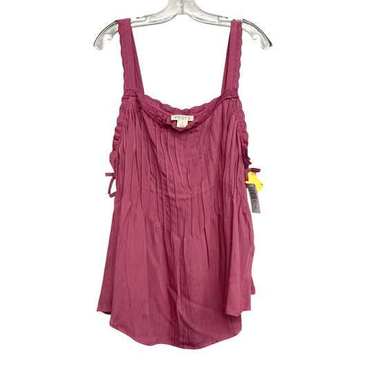Top Sleeveless Basic By Torrid In Pink, Size:2X