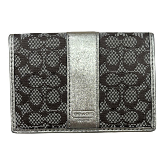 Wallet Designer By Coach In Gold, Size:Small