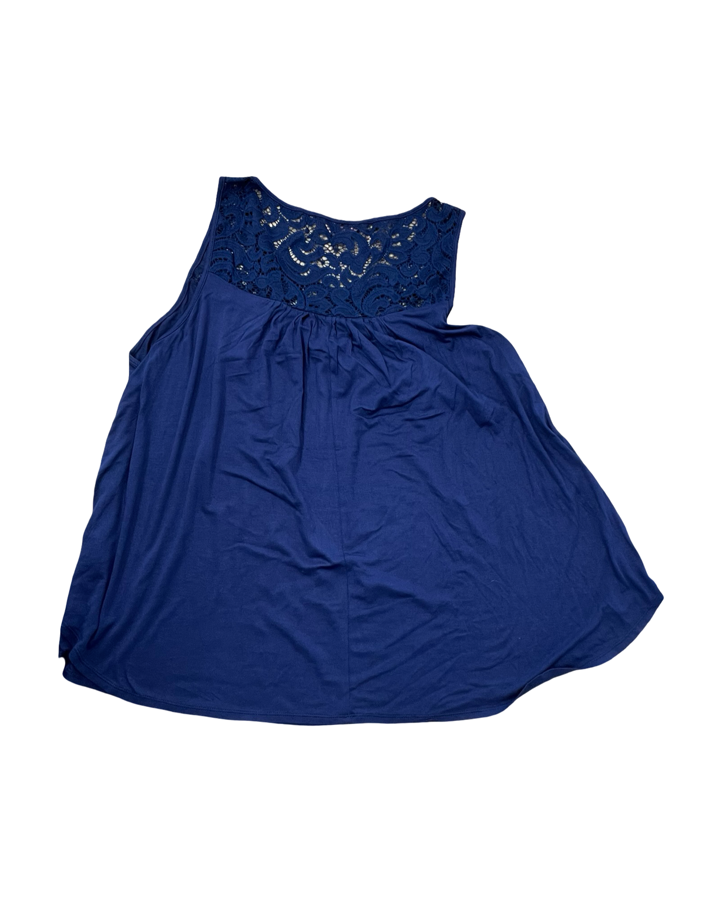 Top Sleeveless By Sjs In Blue, Size:2X