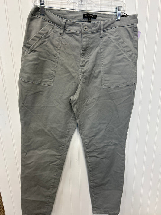 Jeans Skinny By Banana Republic In Grey Denim, Size:12