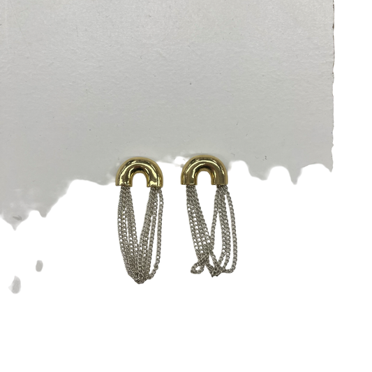 Earrings Dangle/Drop By Clothes Mentor In Silver