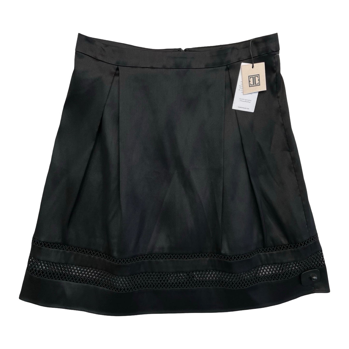 Skirt Midi By Ivanka Trump In Black, Size:16