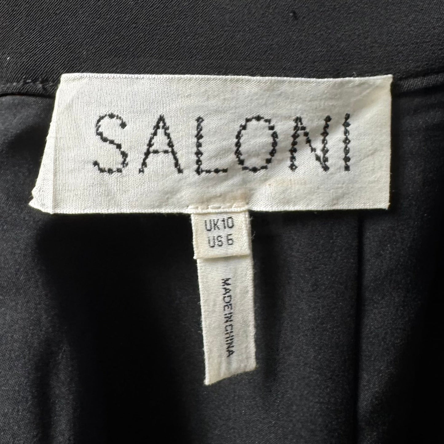 Peplum Skirt Maxi By Saloni In Black, Size: 6