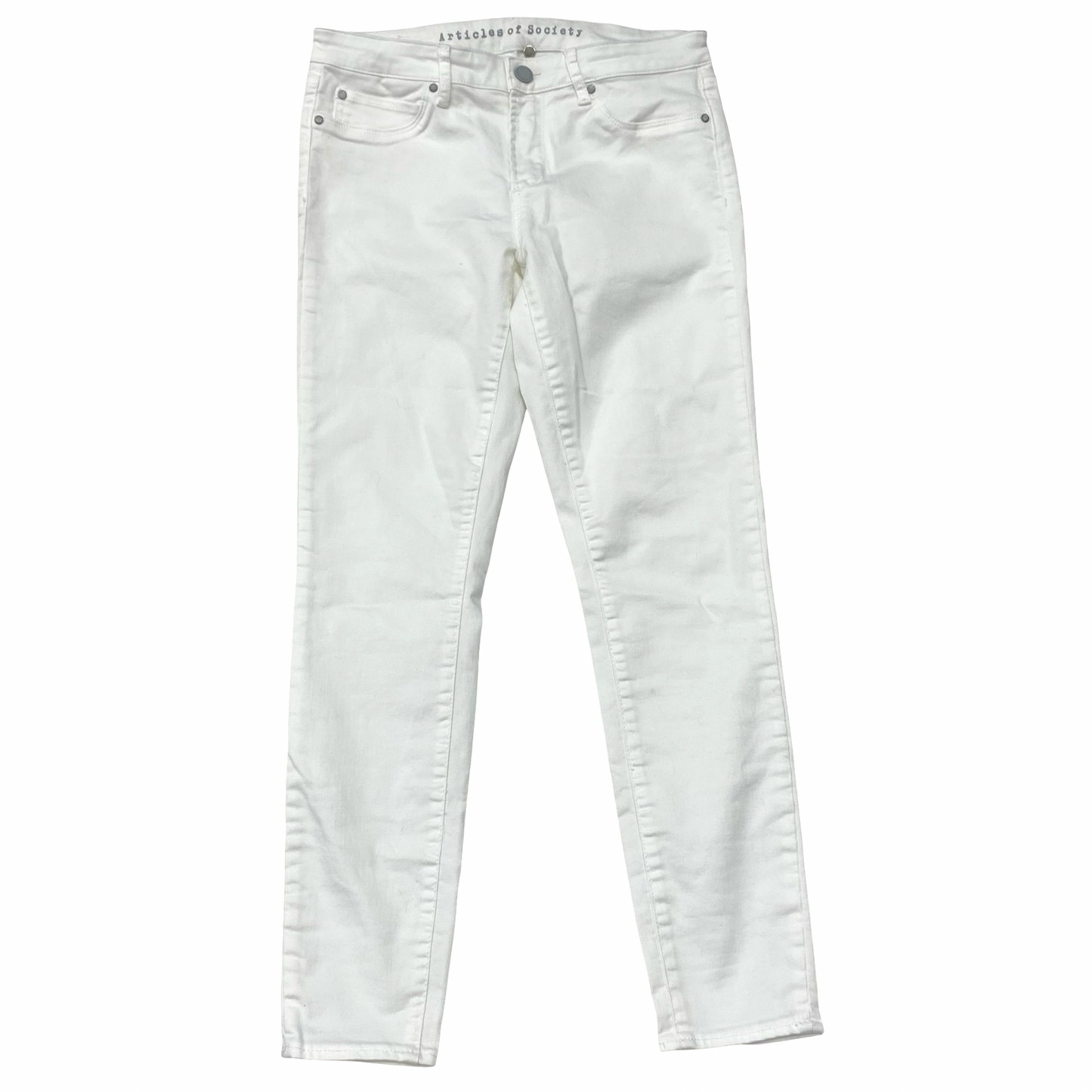Jeans Skinny By Articles Of Society In White, Size:6