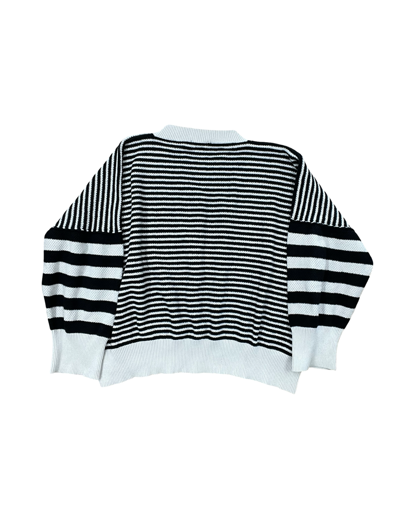 Sweater By White Birch In Black & Grey, Size:2X