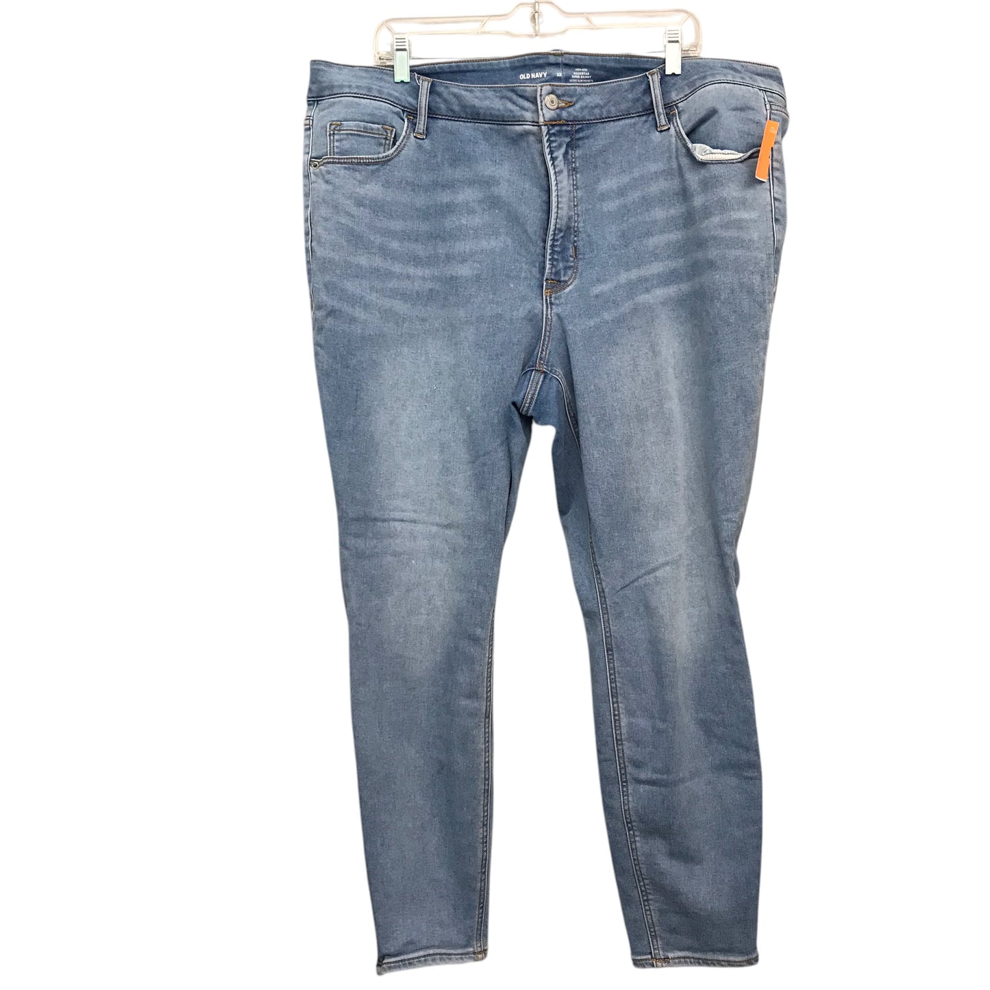 Jeans Skinny By Old Navy In Blue Denim, Size:22