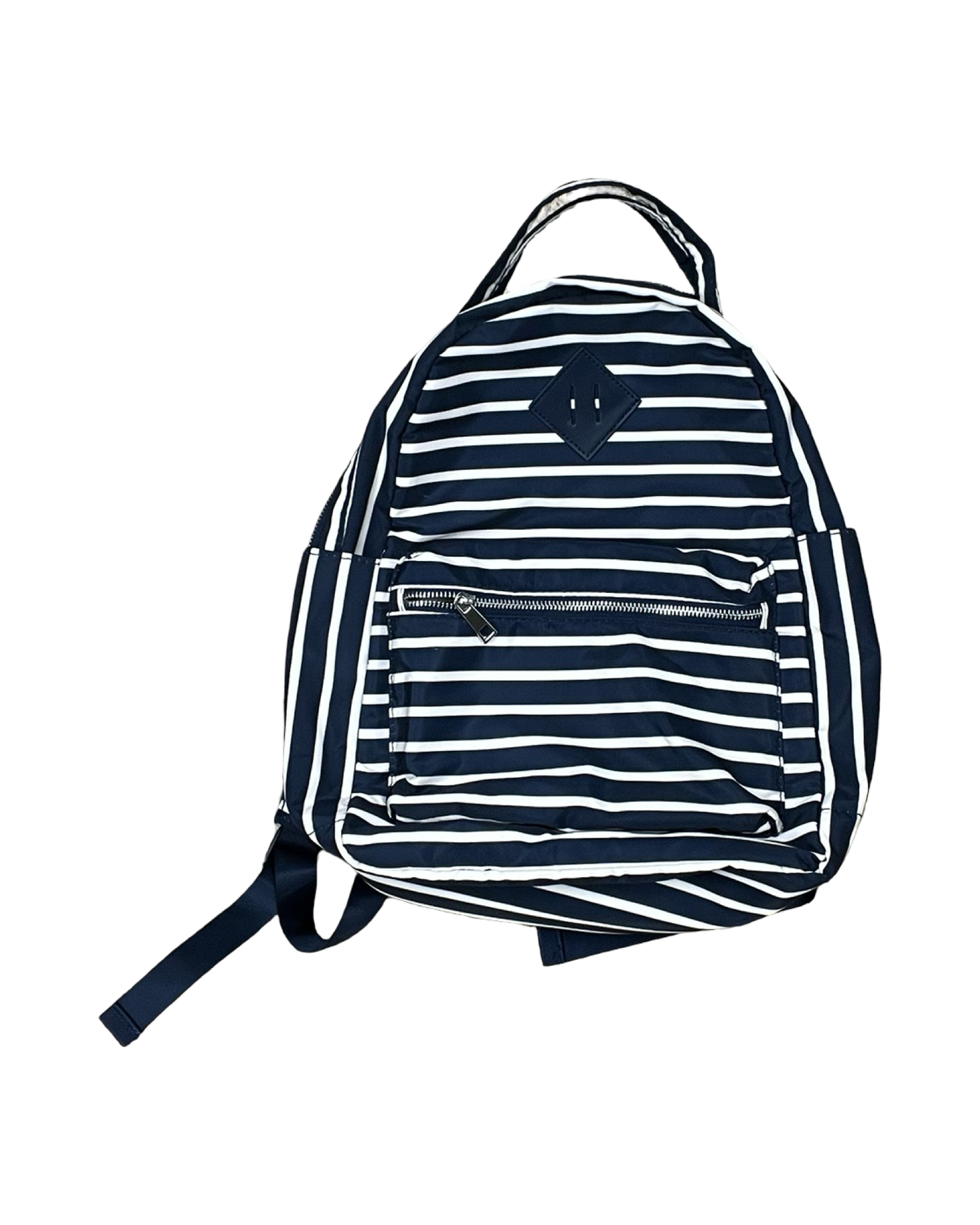 Backpack By Clothes Mentor In Blue & Cream, Size:Medium