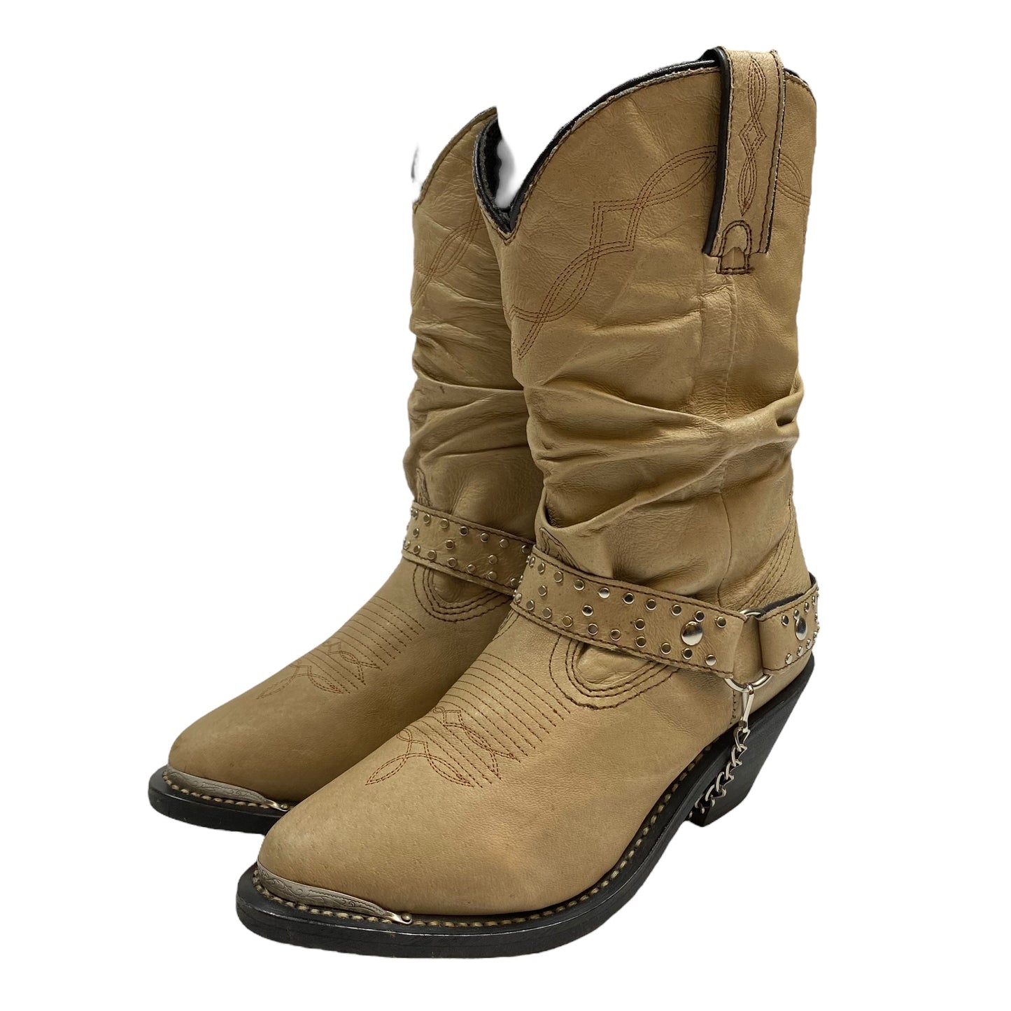 Boots Western By   Clothes Mentor In Tan, Size:6