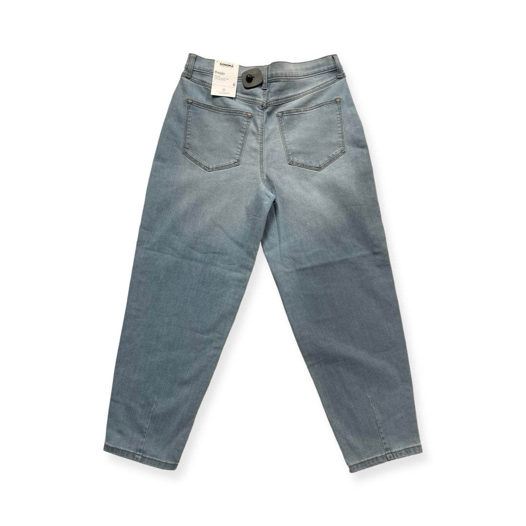 Jeans Boyfriend By Sonoma In Blue Denim, Size:6