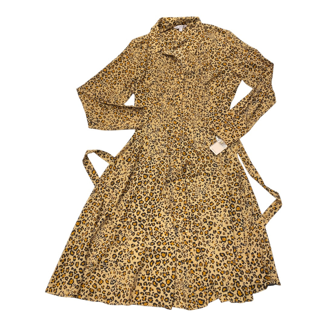 Dress Casual Midi By Nanette By Nanette Lepore In Animal Print, Size:10