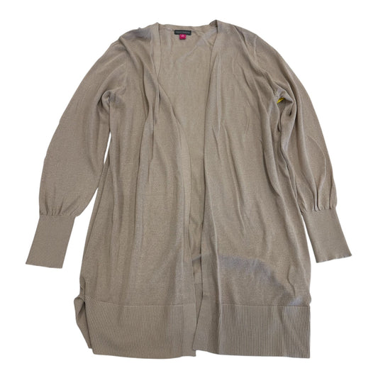 Cardigan By Vince Camuto In Tan, Size:M
