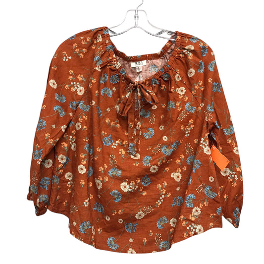 Top Ls By Ana In Brown, Size:S