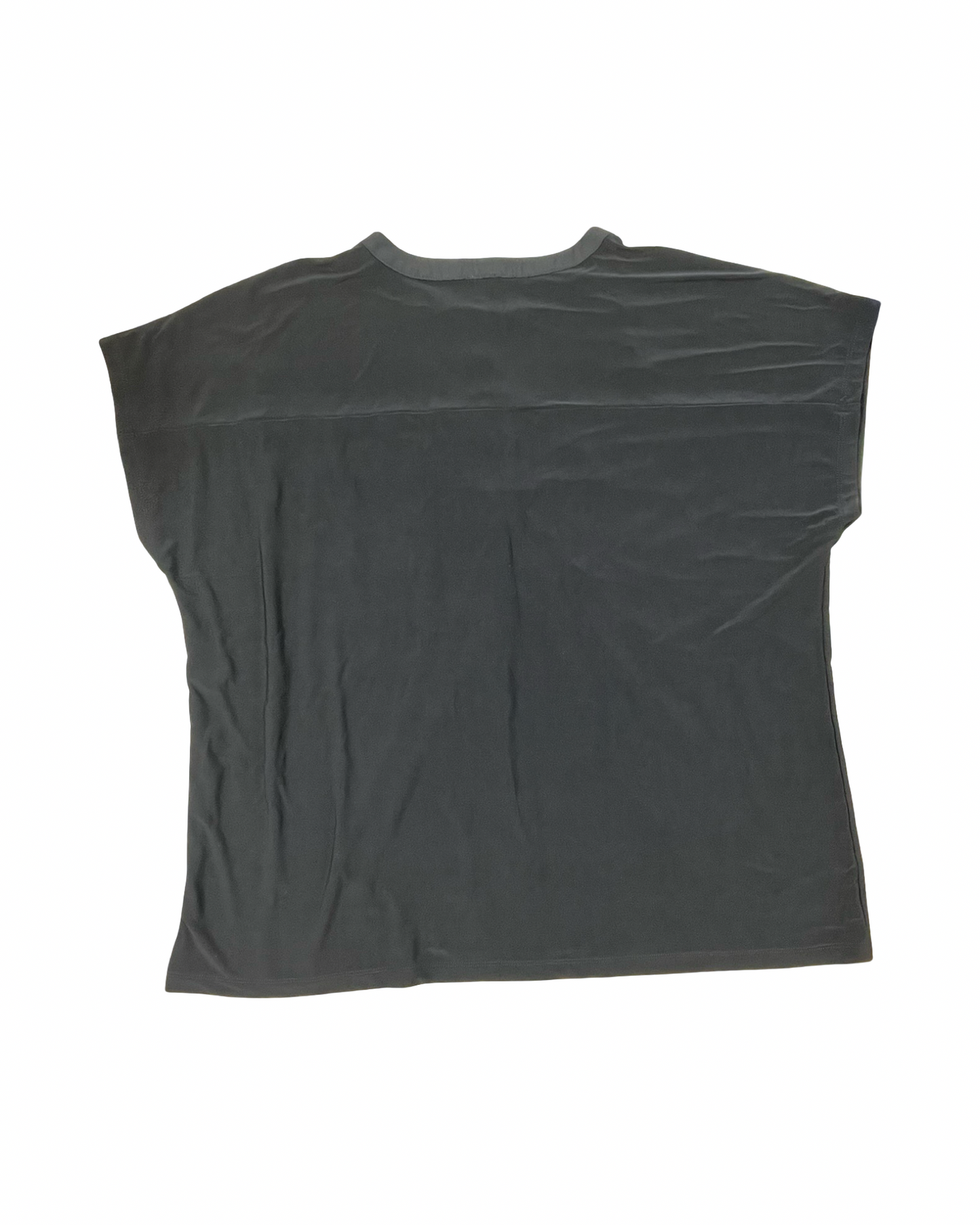 Top Sleeveless By Anne Klein In Black, Size:2X