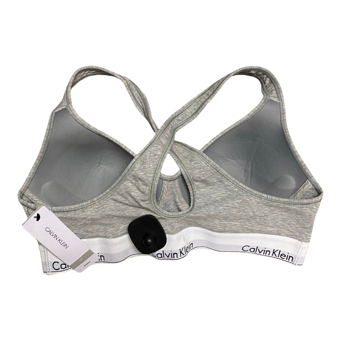 Bralette By Calvin Klein In Grey, Size:Xl