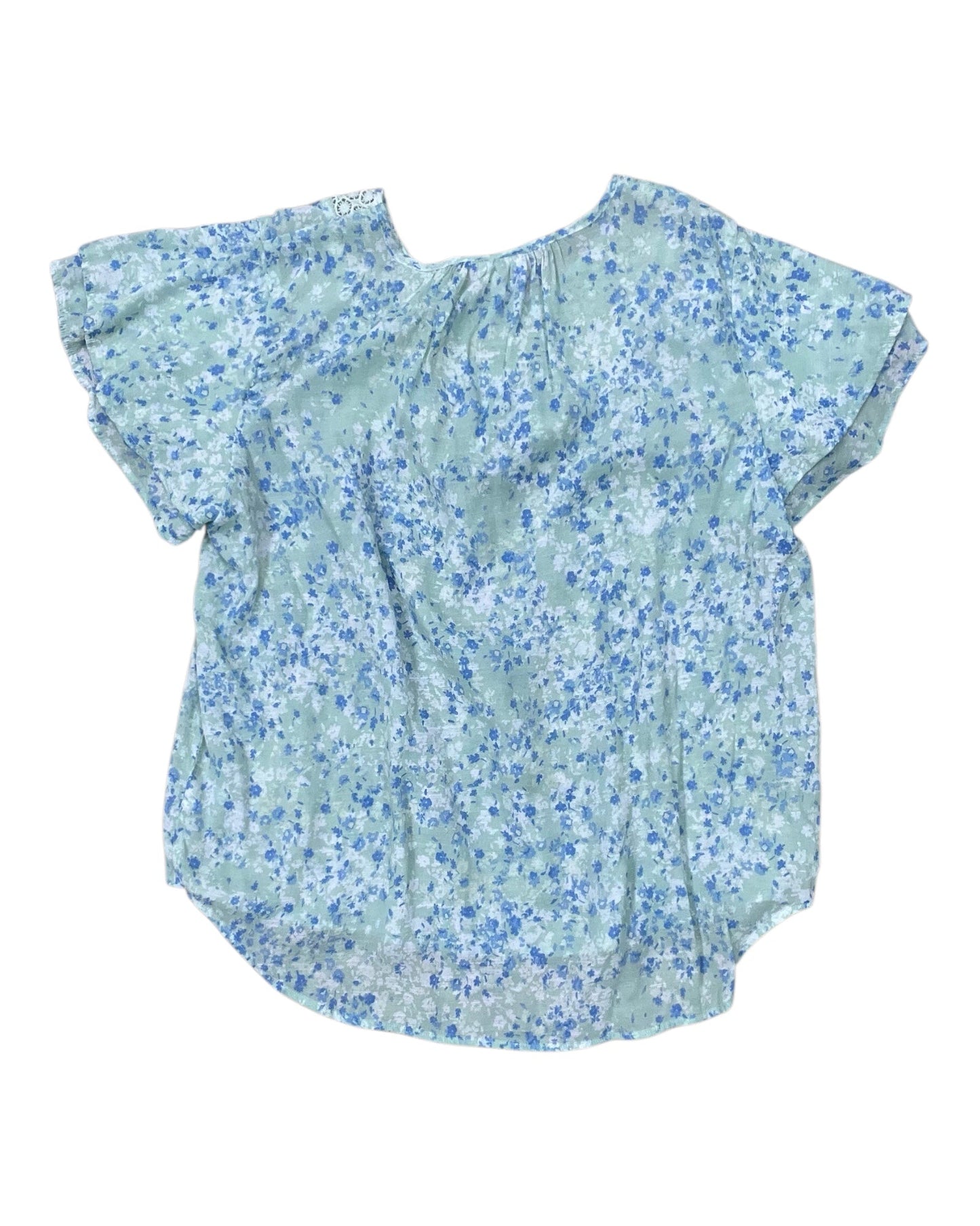 Top Ss By Liz Claiborne In Green, Size:1X