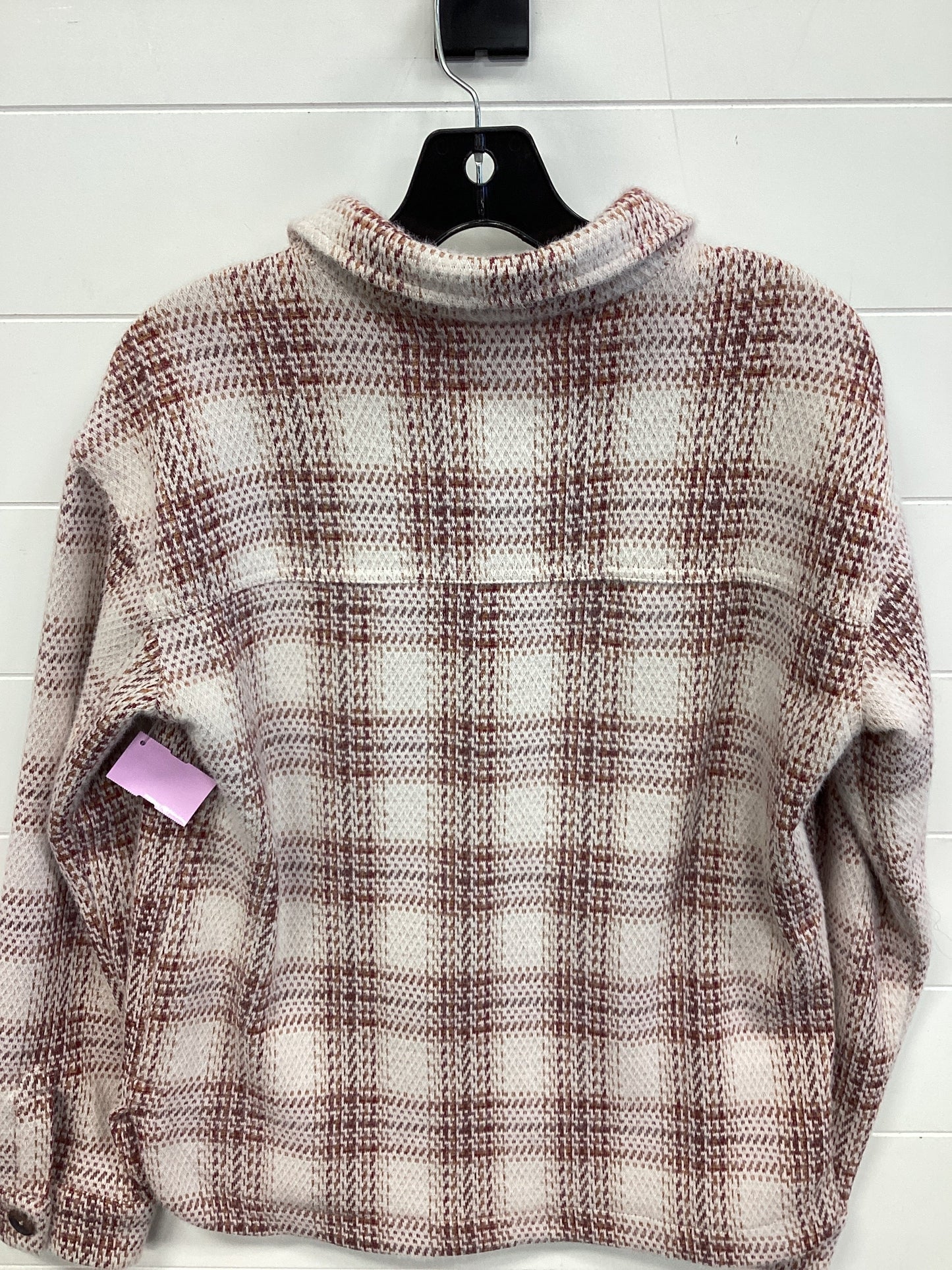 Jacket Fleece By Maurices In Red & White, Size:Xs