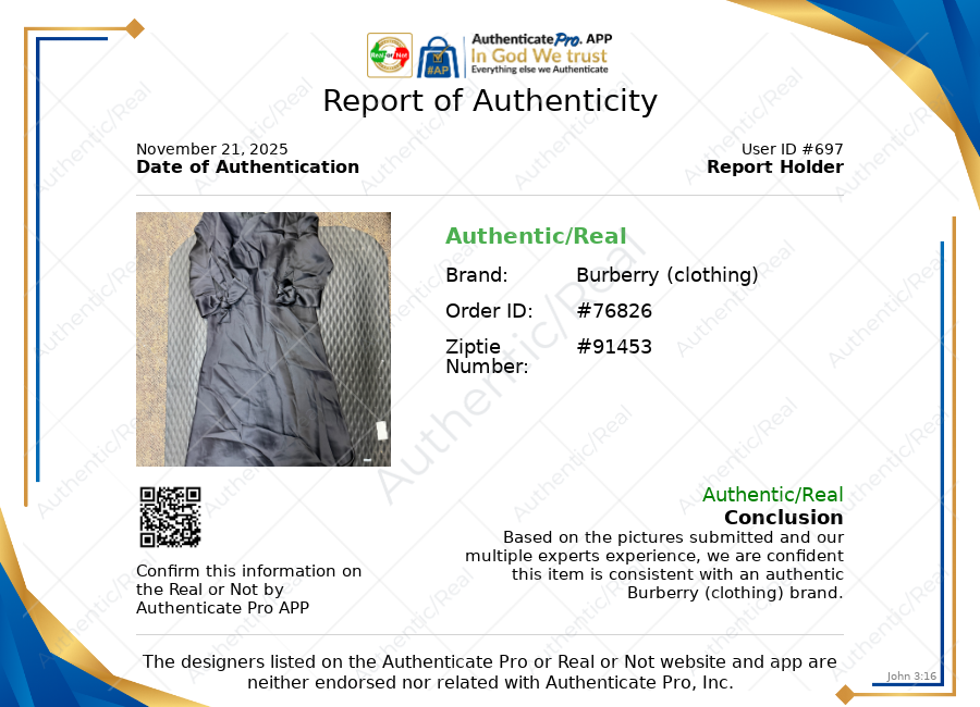 Dress Luxury Designer By Burberry In Black, Size: M