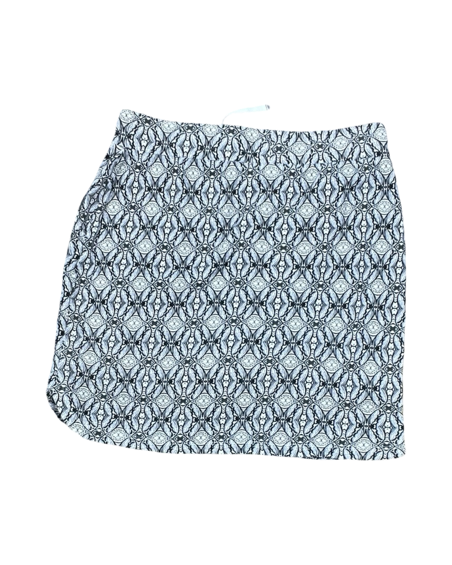 Skort By Croft And Barrow In Cream & Grey, Size:S